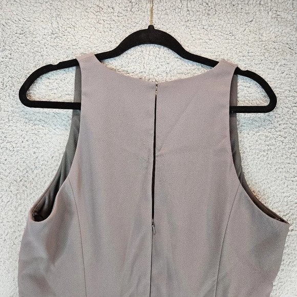 After Six Gown Womens Sz 16 Caviar Crepe Maxi Dress Formal Wedding Cocktails - Picture 6 of 11